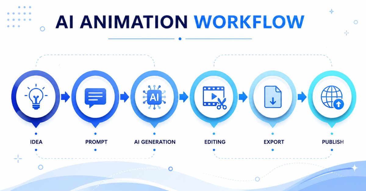 ai-animation-workflow AI animation workflow from prompt to finished video