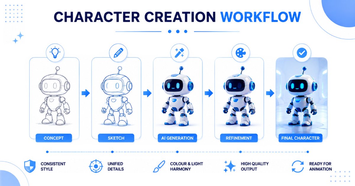 ai-character-creation Creating AI animation characters and backgrounds