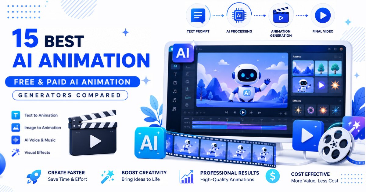 Best AI animation tools in 2026 comparison