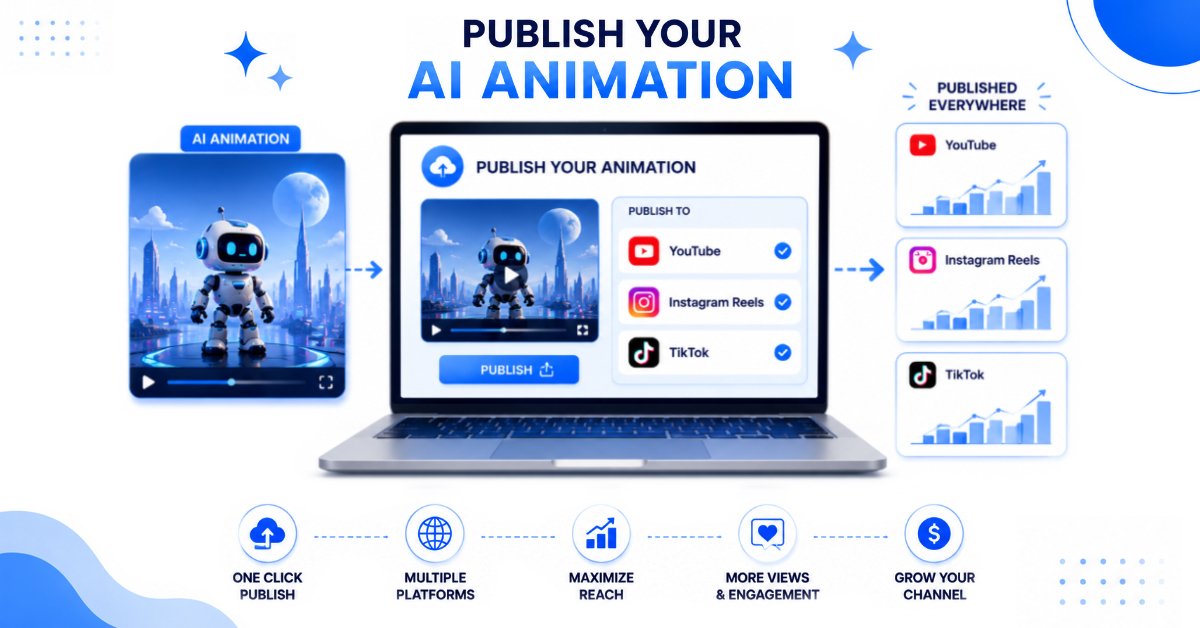 publish-ai-animation Publishing AI animation to YouTube and social media