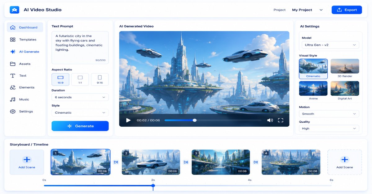runway-ai-animation-tool-example Runway AI animation tool for professional video creation