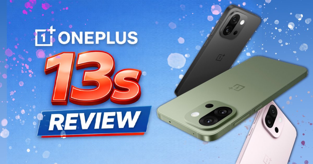OnePlus 13s review featured image showing design and camera module
