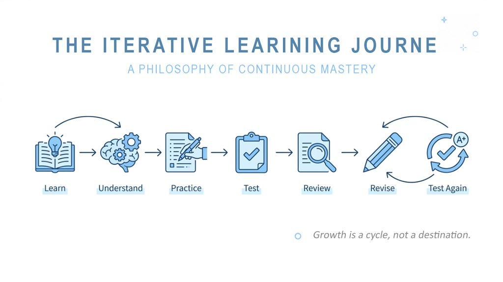 ChatGPT study workflow for learning, practicing, testing and revising